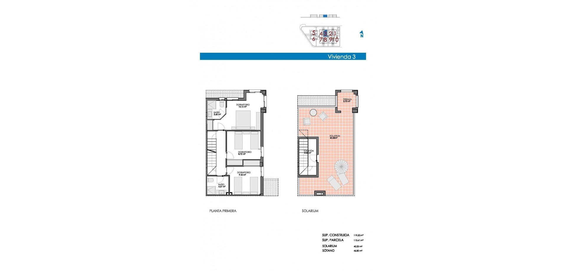 Nowy budynek - Quad House -
Bigastro - pueblo