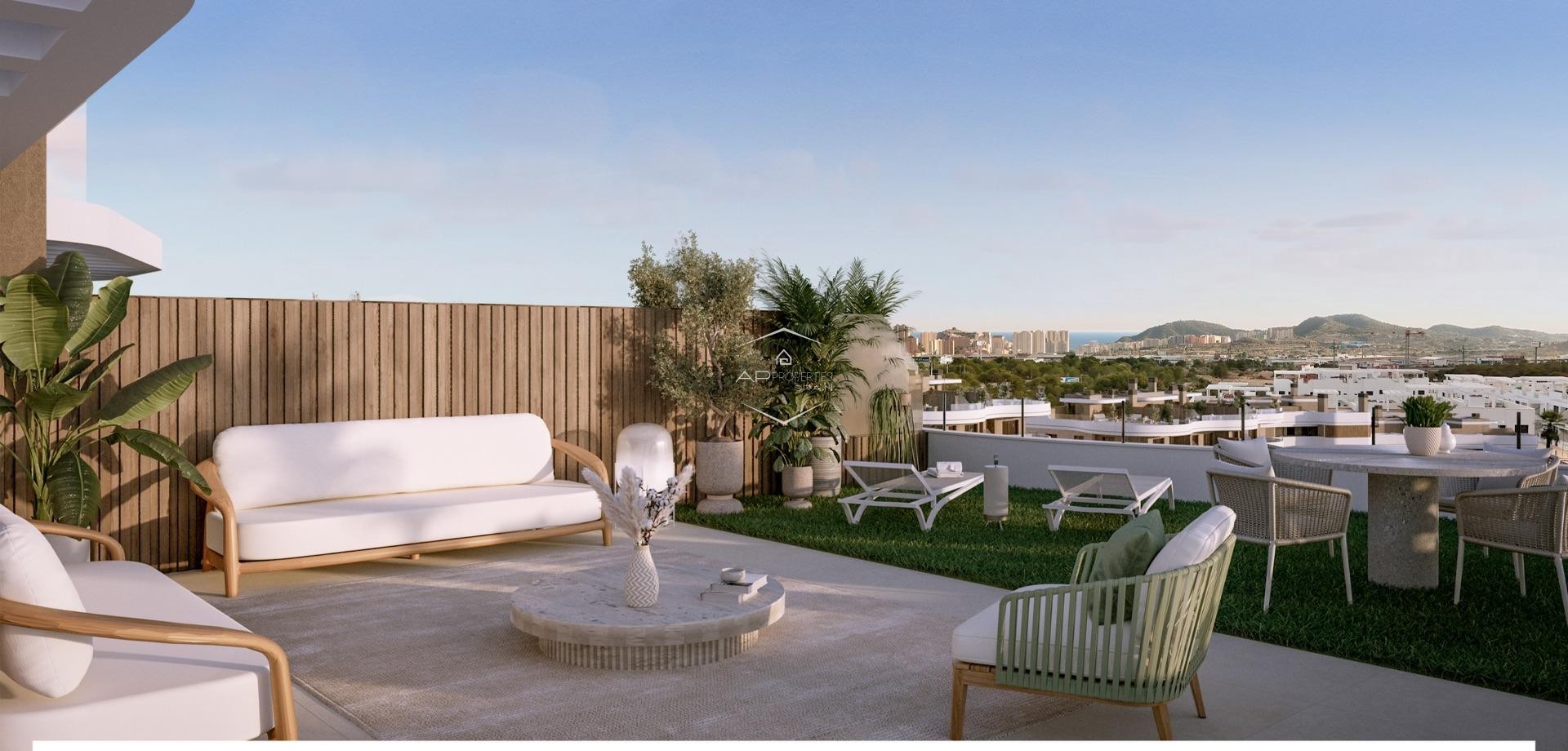 Nieuwbouw Woningen - Appartement - Penthouse -
Finestrat - Campana Garden