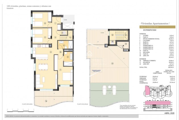 Nieuwbouw Woningen - Appartement - Penthouse -
Finestrat - Campana Garden