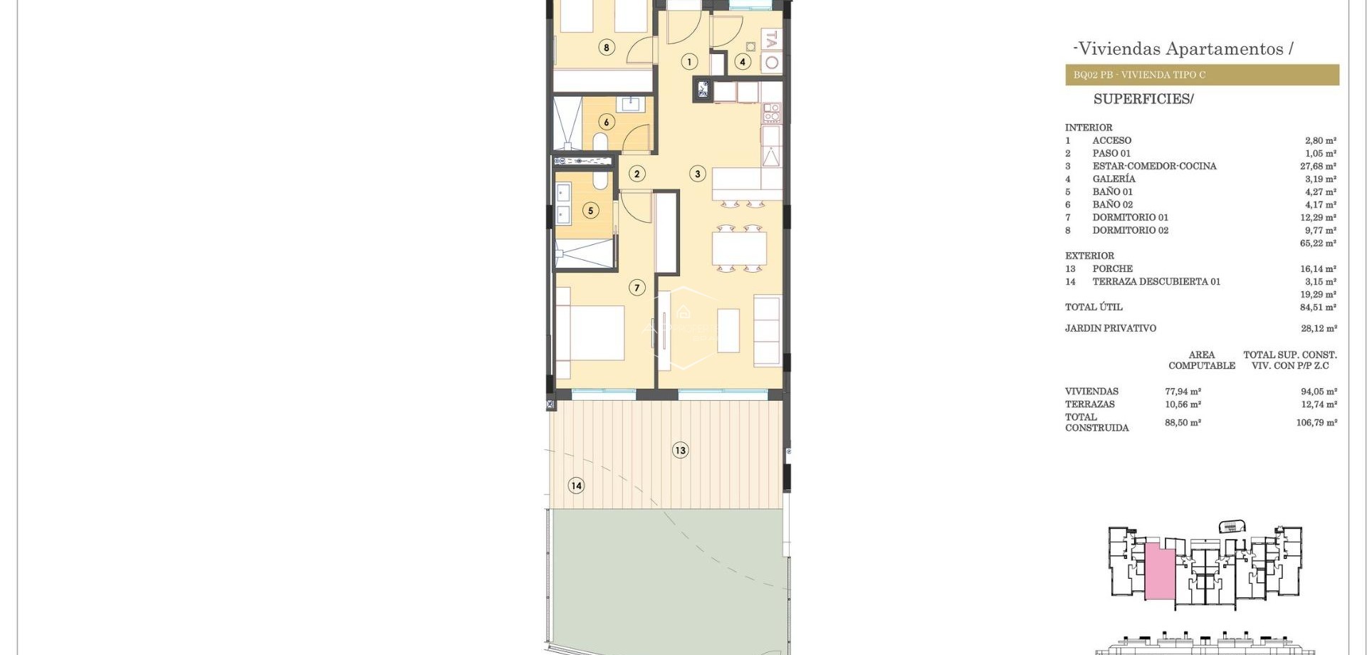 Nieuwbouw Woningen - Appartement- flat -
Finestrat - Campana Garden
