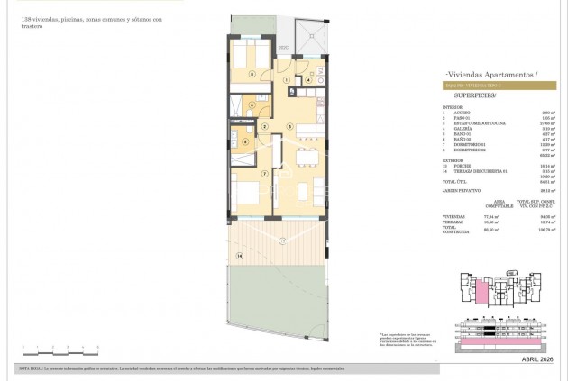 Nieuwbouw Woningen - Appartement- flat -
Finestrat - Campana Garden