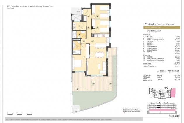 New Build - Apartment - flat -
Finestrat - Campana Garden