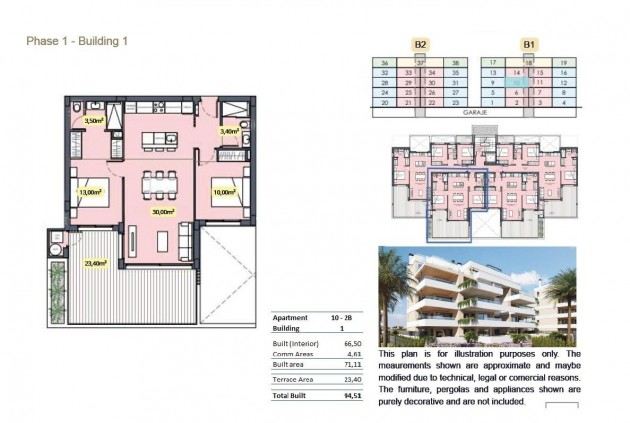 Nieuwbouw Woningen - Appartement- flat -
Torre Pacheco - Santa Rosalia