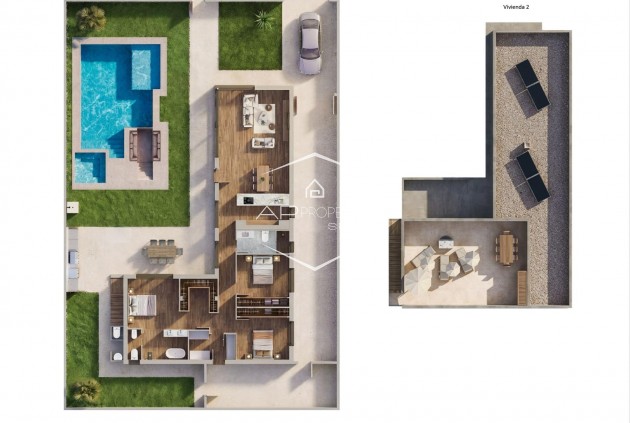 Nieuwbouw Woningen - Villa - Vrijstaand -
Sucina - pueblo
