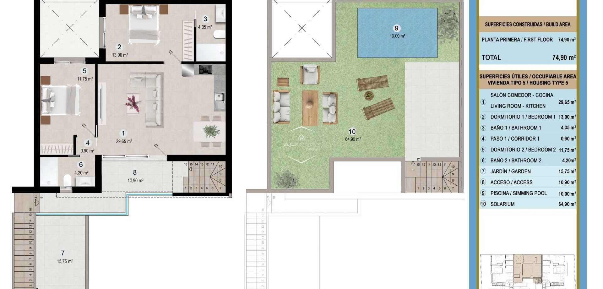 Nieuwbouw Woningen - Bungalow -
San Pedro del Pinatar - Lo pagan
