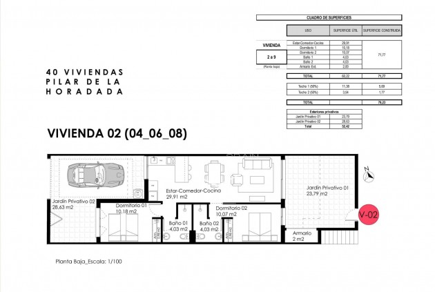 Nueva construcción  - Bungalow -
Pilar de la Horadada - pueblo