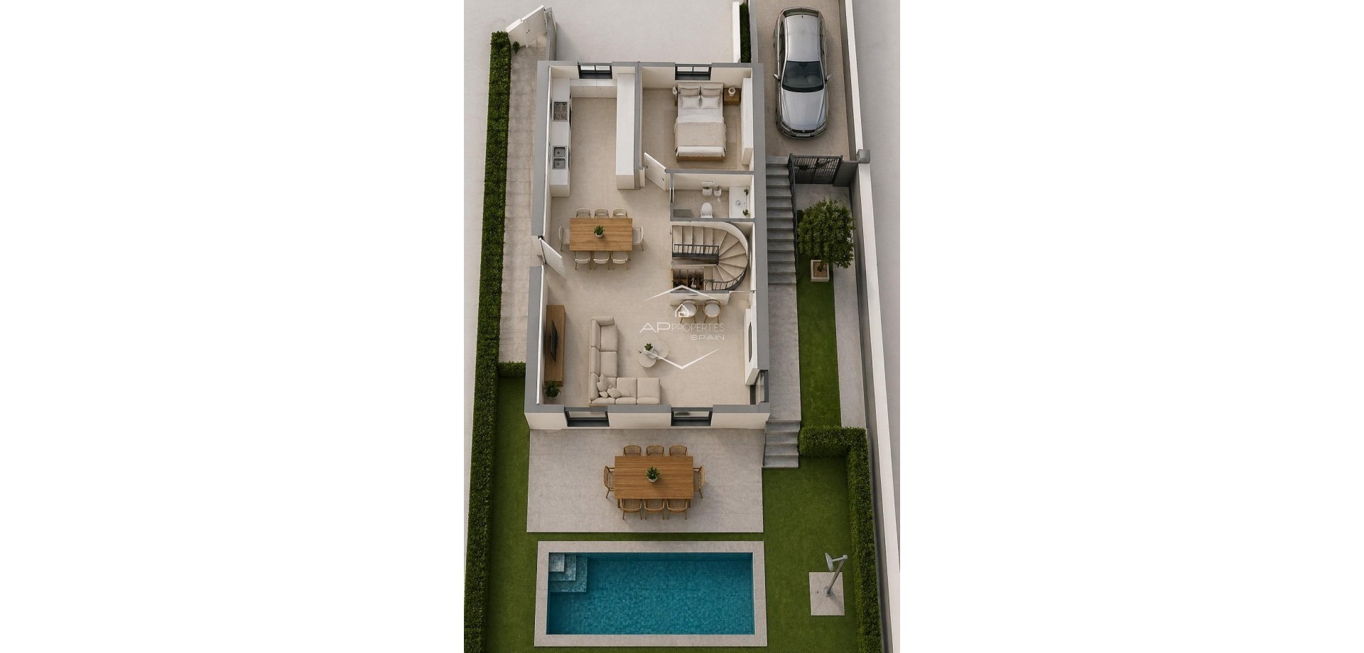 Nueva construcción  - Villa - Independiente -
Mazarron - Country Club