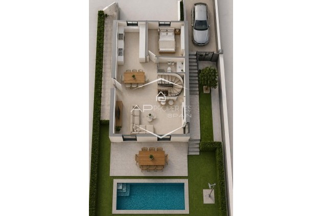 Nueva construcción  - Villa - Independiente -
Mazarron - Country Club