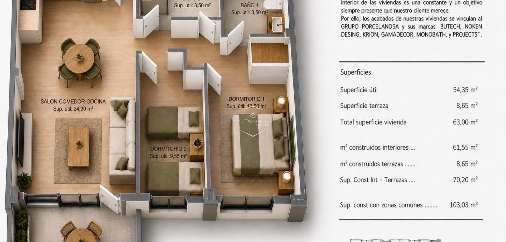 Nouvelle construction - Appartement -
Villajoyosa - Cala de Finestrat