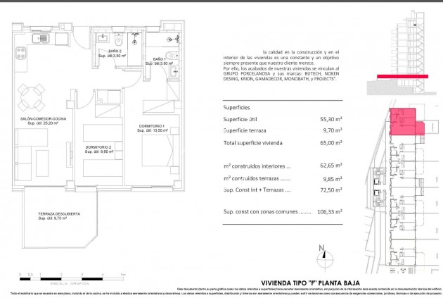 Nouvelle construction - Appartement -
Villajoyosa - Cala de Finestrat