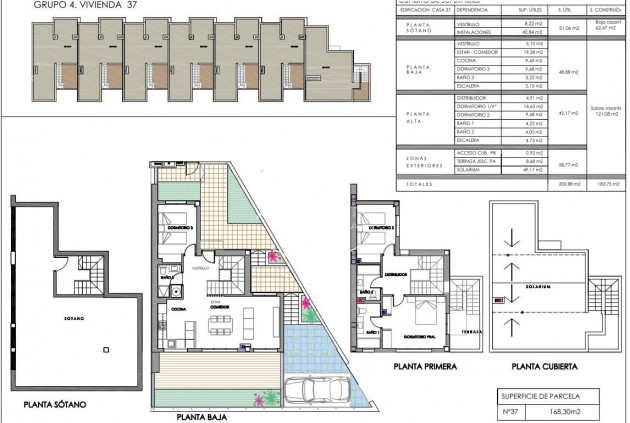 Nieuwbouw Woningen - Geschakelde woning -
Monforte del Cid - Alenda Golf