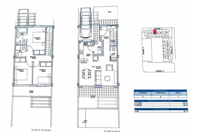 Herverkoop - Geschakelde woning -
Ciudad Quesada