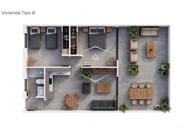 Nieuwbouw Woningen - Appartement- flat -
Vera - Vera Playa