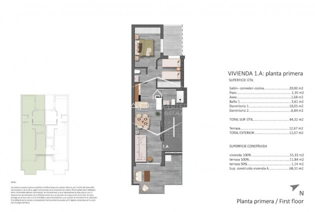 Nieuwbouw Woningen - Appartement- flat -
Pilar de la Horadada - Torre De La Horadada