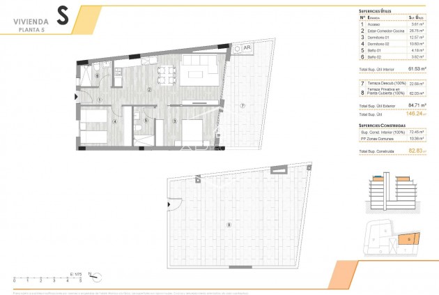 New Build - Apartment - Penthouse -
Torrevieja - Centro