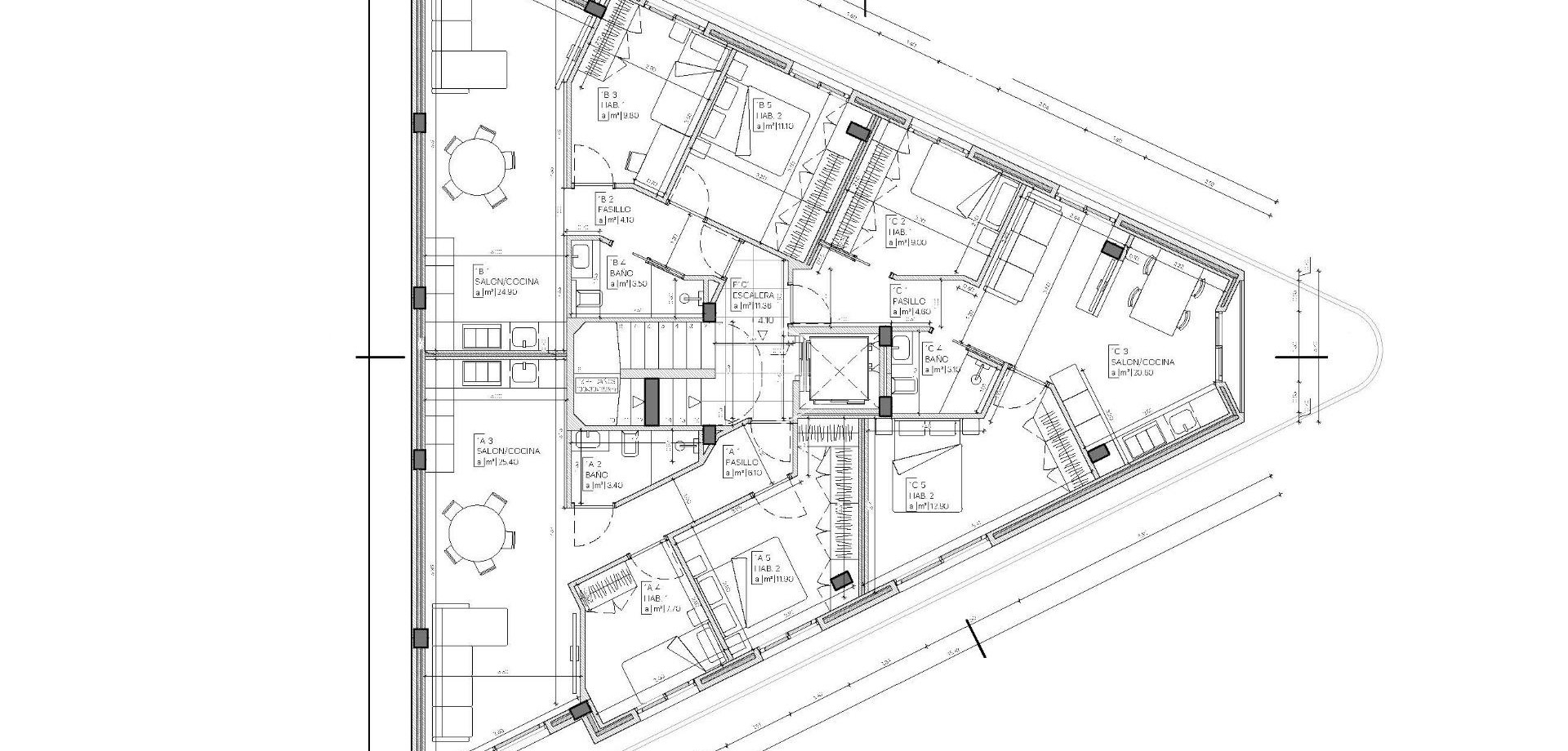 New Build - Apartment - flat -
Mazarron - pueblo