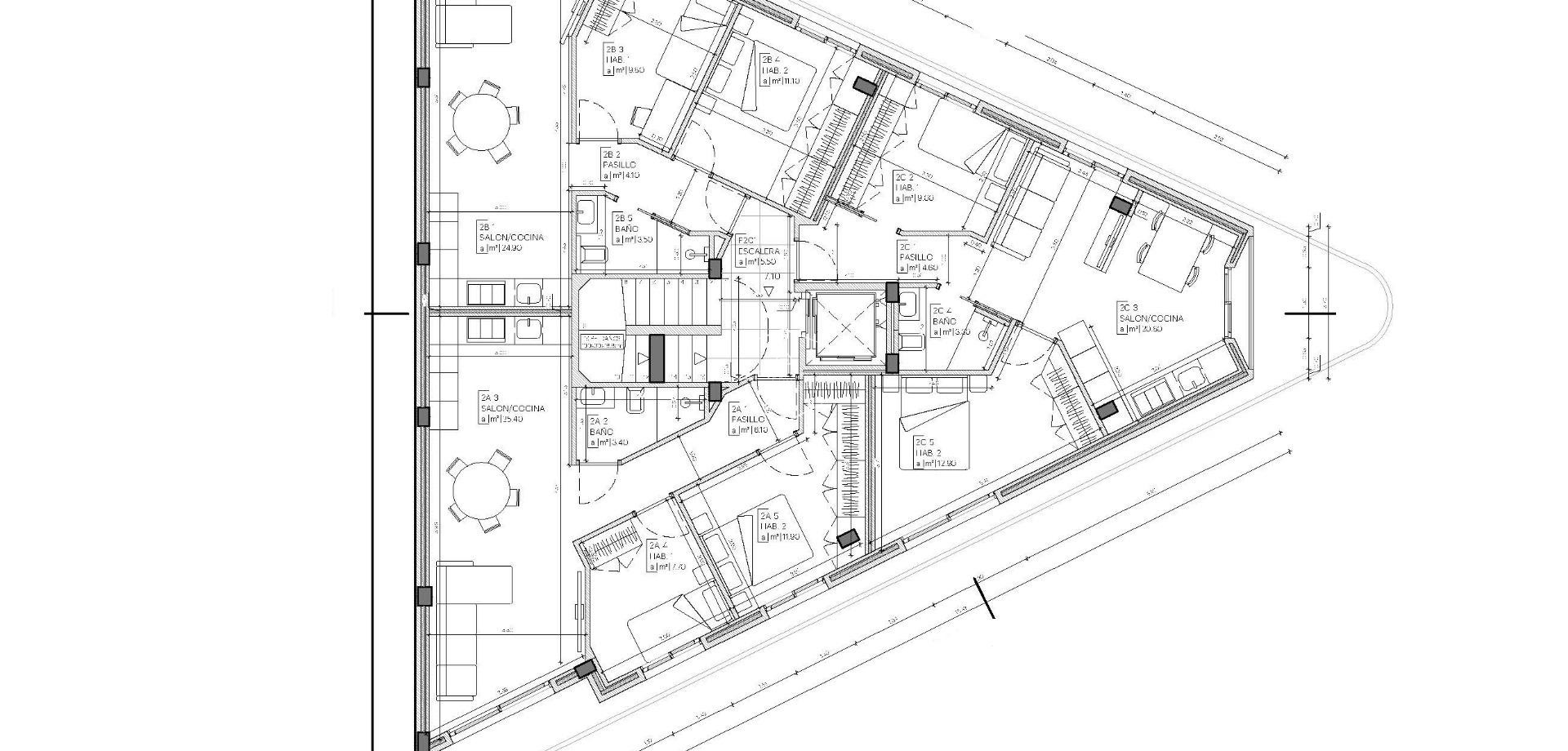 New Build - Apartment - Penthouse -
Mazarron - pueblo