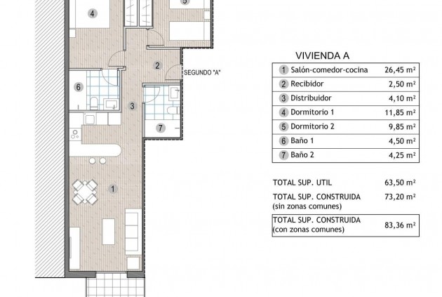 Nueva construcción  - Apartamento - Ático -
Puerto de Mazarron - Playa del Puerto