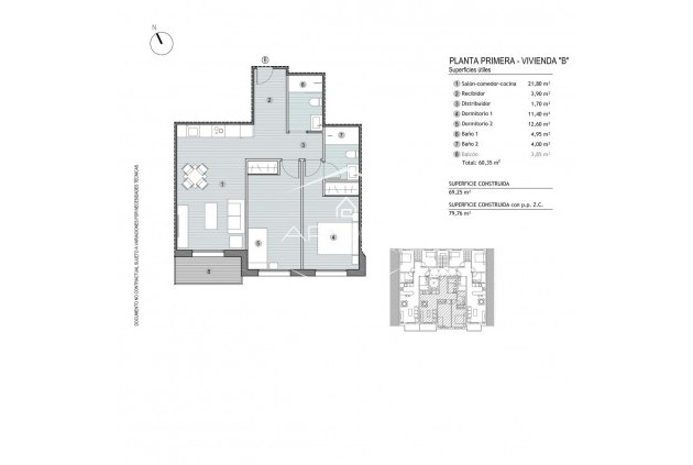 Nouvelle construction - Appartement -
Puerto de Mazarron - Playa del Puerto