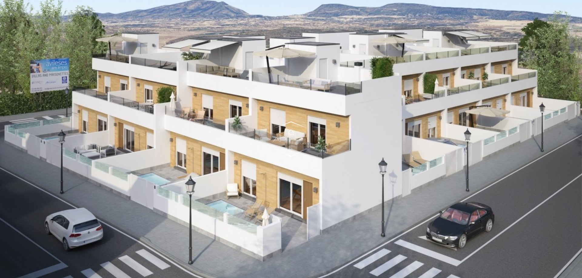 Nieuwbouw Woningen - Geschakelde woning -
Avileses