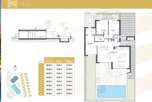 Nouvelle construction - Villa - Indépendante -
Los Alcázares - Serena Golf