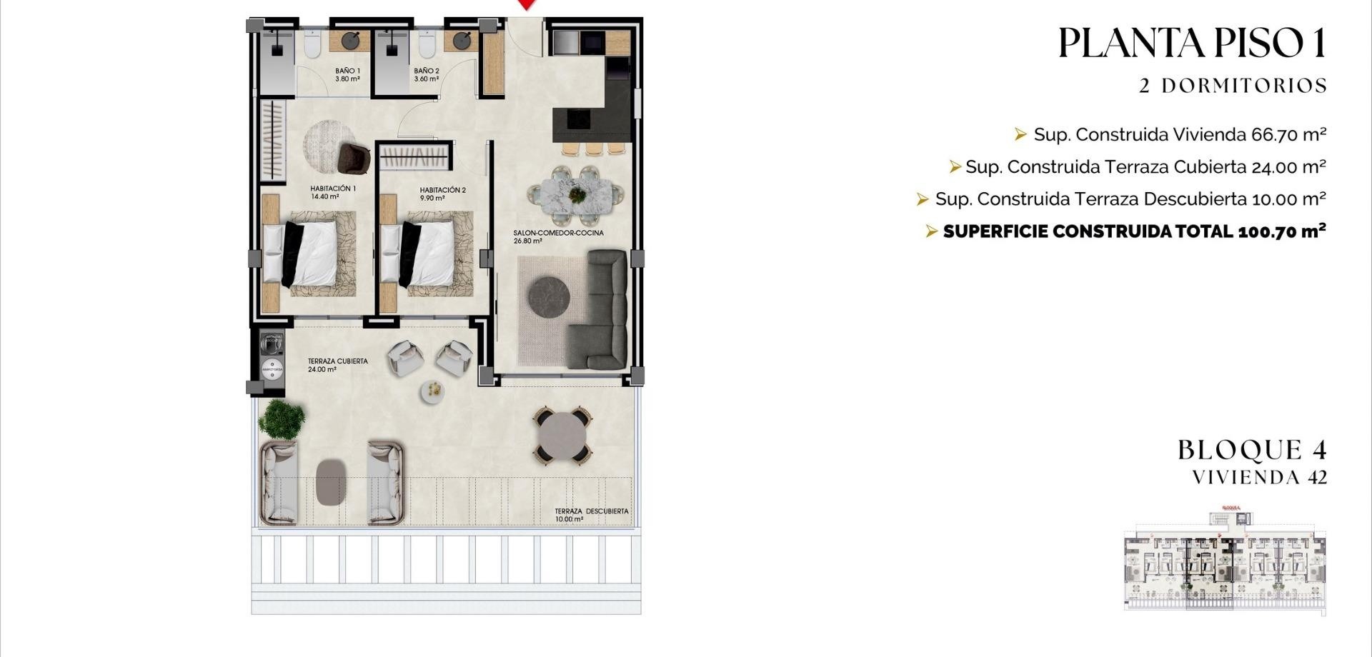 Nowy budynek - Mieszkanie - Apartament -
Finestrat - Balcón de Finestrat