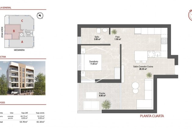 Nowy budynek - Apartament - Penthouse -
San Pedro del Pinatar - Lo pagan