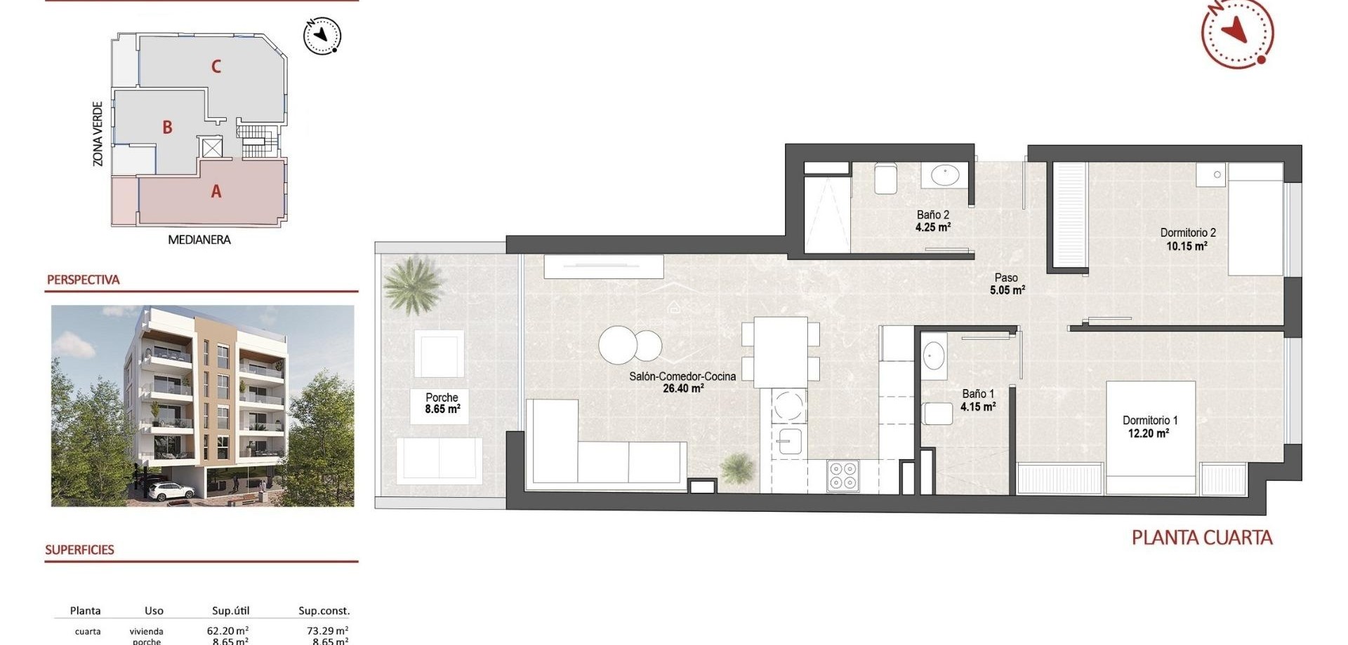 Nouvelle construction - Appartement - Penthouse -
San Pedro del Pinatar - Lo pagan