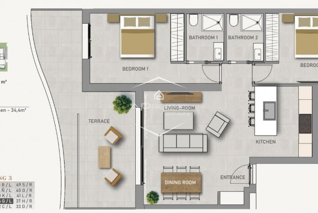 Nowy budynek - Mieszkanie - Apartament -
Guardamar del Segura - El Raso