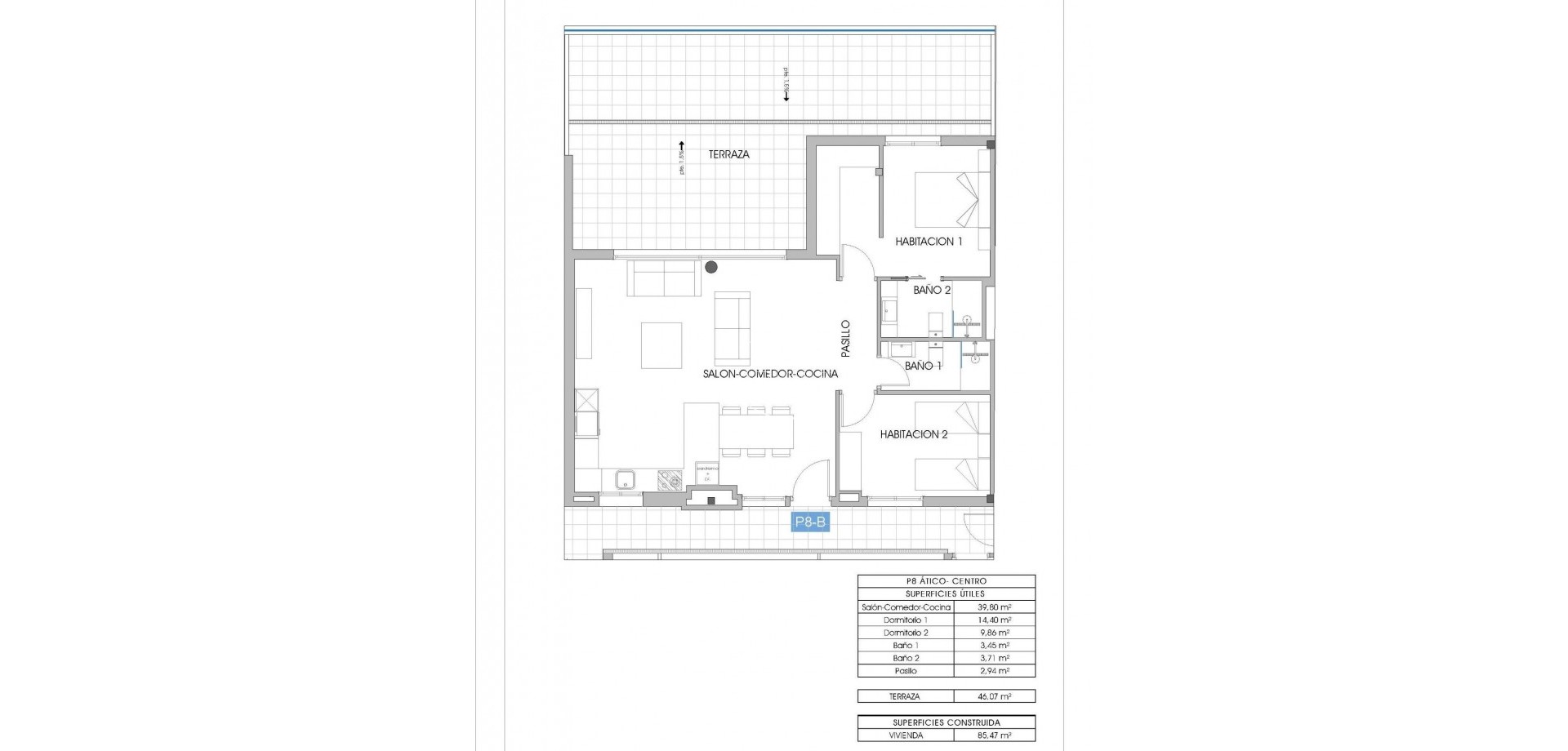Nouvelle construction - Appartement - Penthouse -
Villajoyosa - Cala de Finestrat