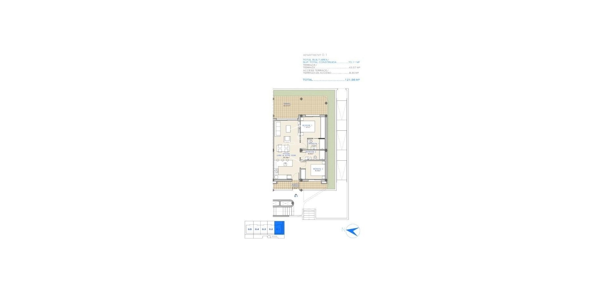 Nouvelle construction - Appartement -
Los Alcázares - Serena Golf