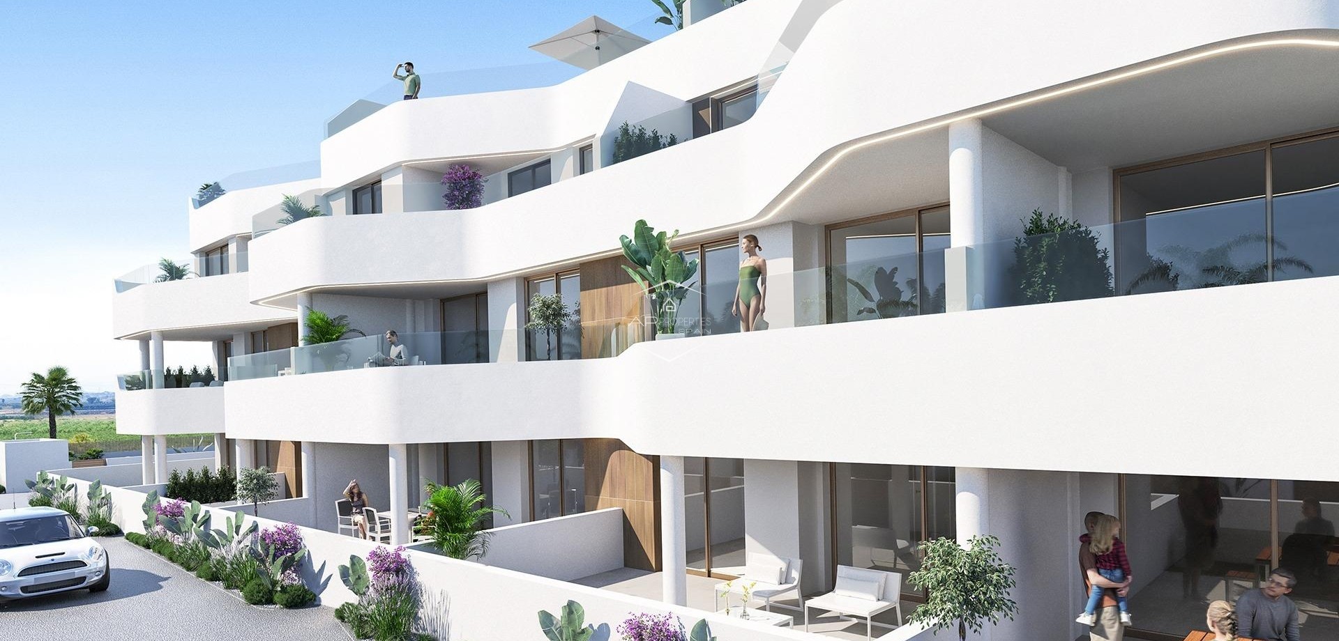Nowy budynek - Mieszkanie - Apartament -
Los Alcázares - Serena Golf