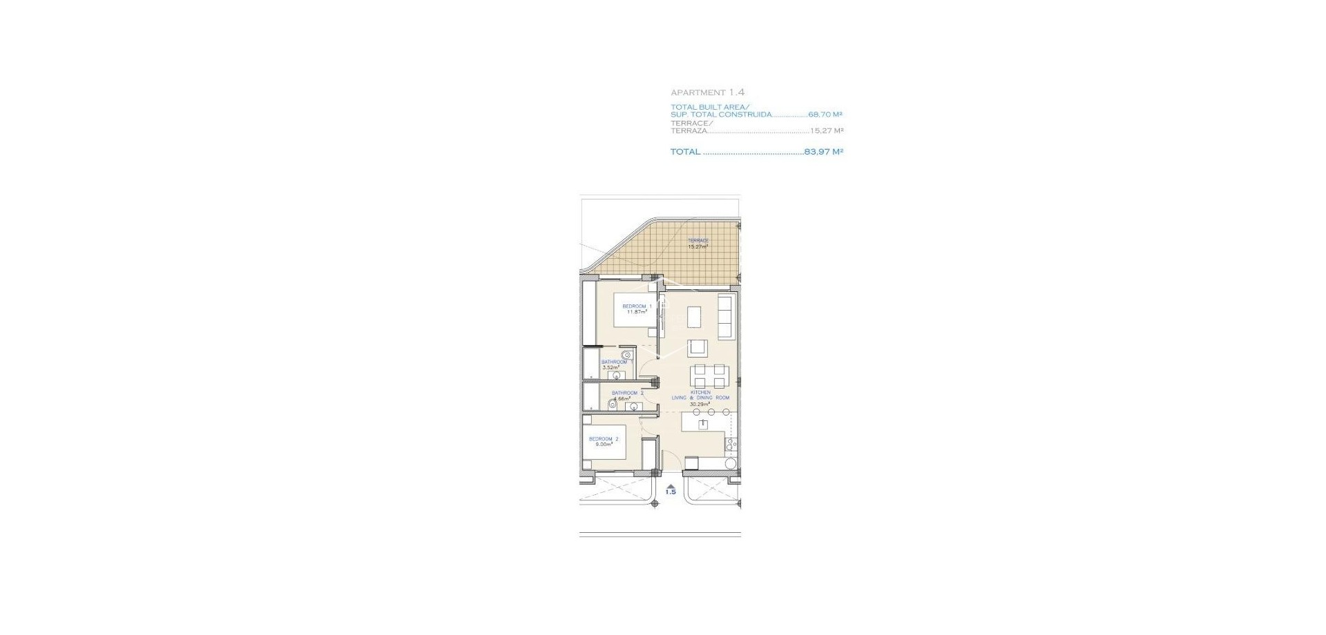 Nowy budynek - Mieszkanie - Apartament -
Los Alcázares - Serena Golf