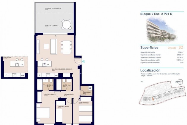 Nouvelle construction - Appartement -
Denia - Playa de La Almadraba