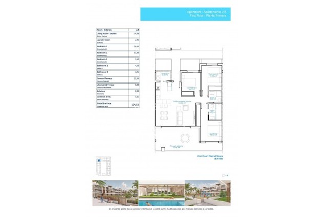 Nouvelle construction - Appartement -
Pilar de la Horadada - Playa de las Higuericas