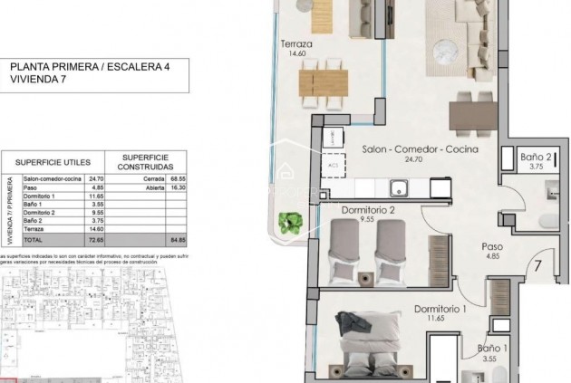 Nouvelle construction - Appartement -
Santa Pola - Estacion de autobuses