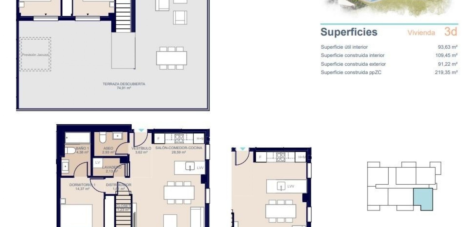 Nouvelle construction - Appartement - Penthouse -
Villajoyosa - Playa del Torres