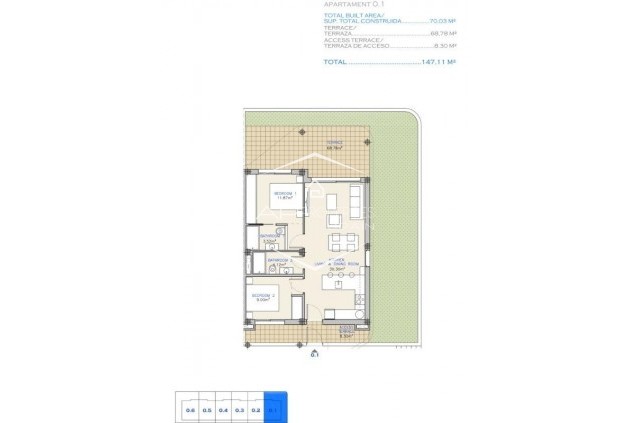 Nowy budynek - Mieszkanie - Apartament -
Los Alcázares - Serena Golf