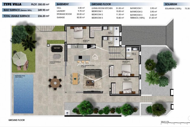 Nouvelle construction - Villa - Indépendante -
Los Alcázares - La Serena Golf