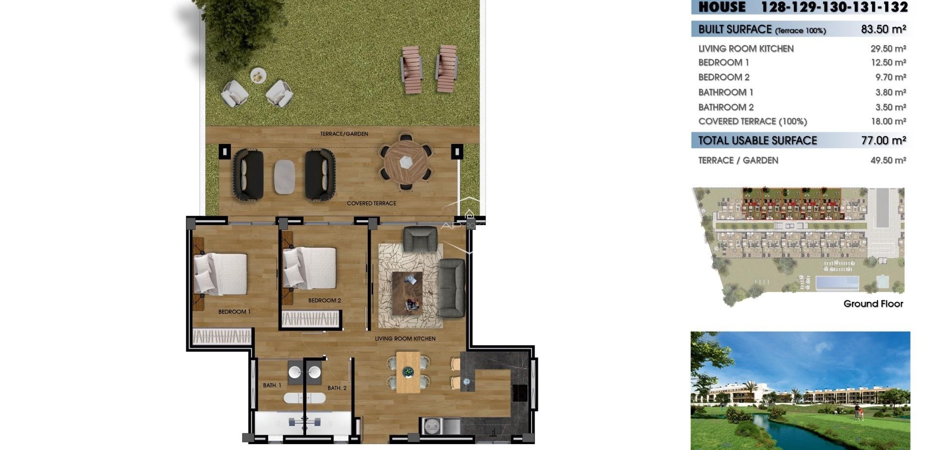 Nowy budynek - Mieszkanie - Apartament -
Los Alcázares - La Serena Golf