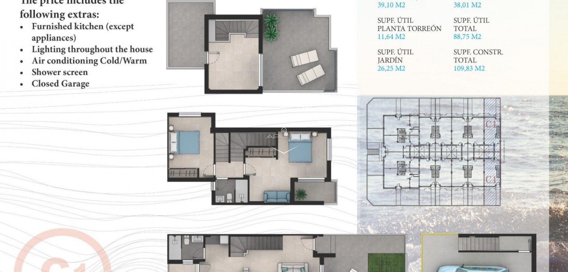Nouvelle construction - Maison de ville -
La Manga del Mar Menor - La Manga