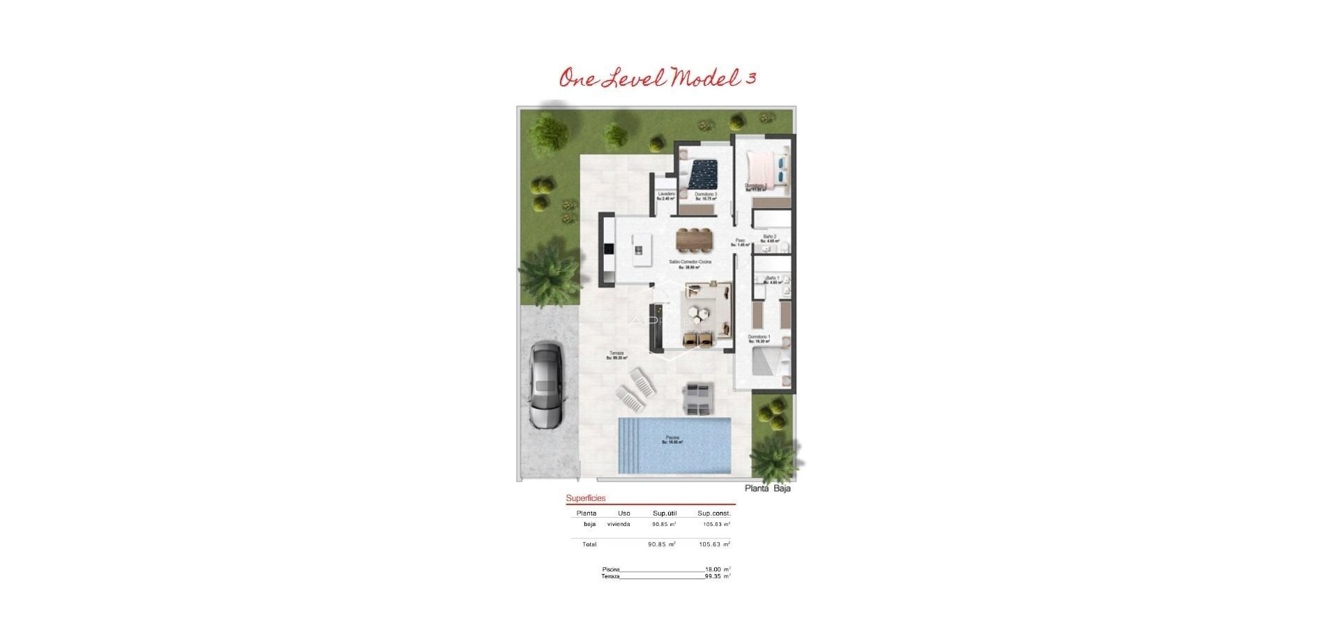 Nouvelle construction - Villa - Indépendante -
Baños y Mendigo - Altaona Golf