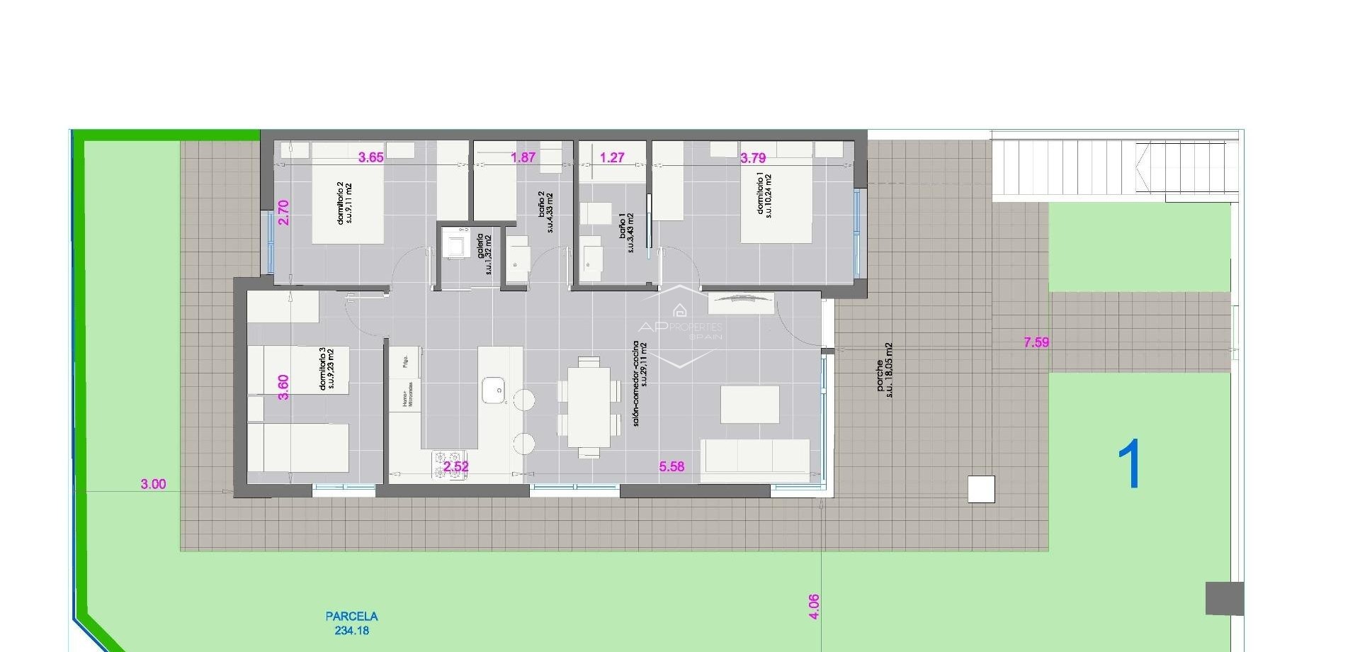New Build - Bungalow -
Pilar de la Horadada - pueblo