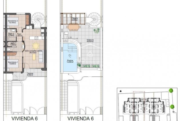 Nueva construcción  - Bungalow -
Pilar de la Horadada - pueblo