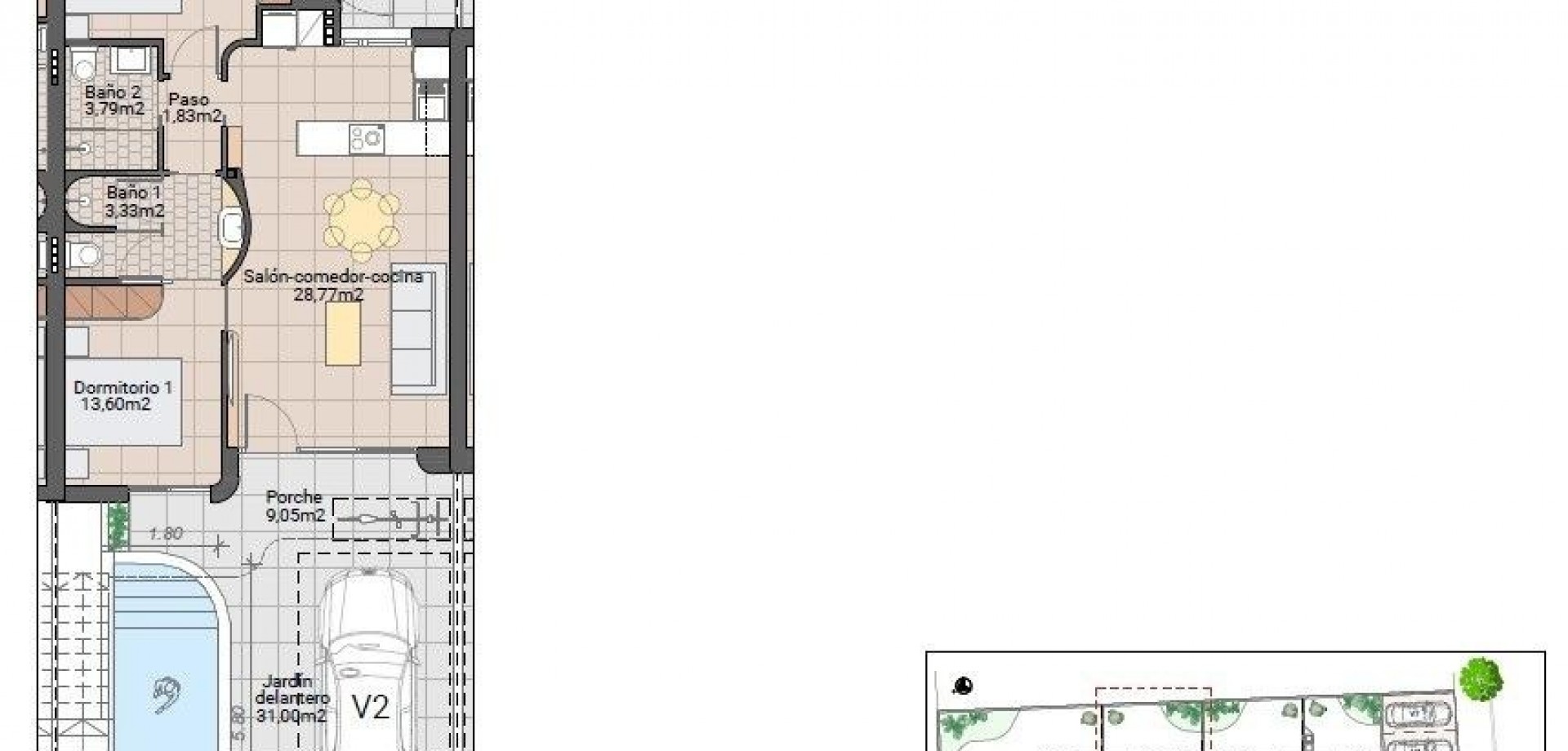 Nueva construcción  - Bungalow -
Pilar de la Horadada - pueblo