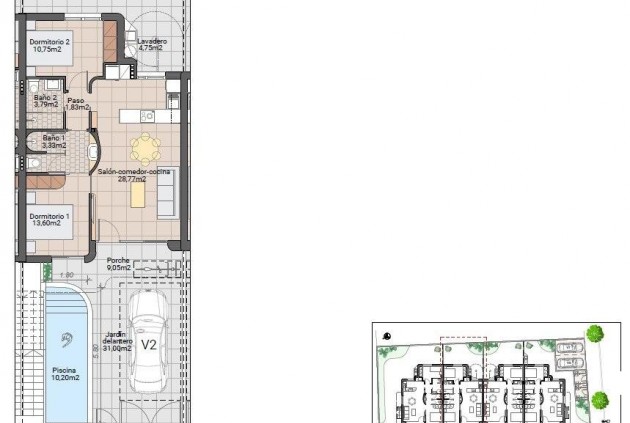 Nueva construcción  - Bungalow -
Pilar de la Horadada - pueblo