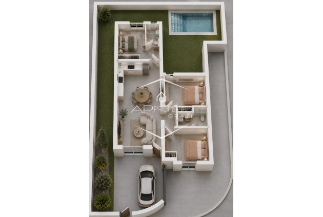 Nouvelle construction - Maison de ville -
Mazarron - Country Club