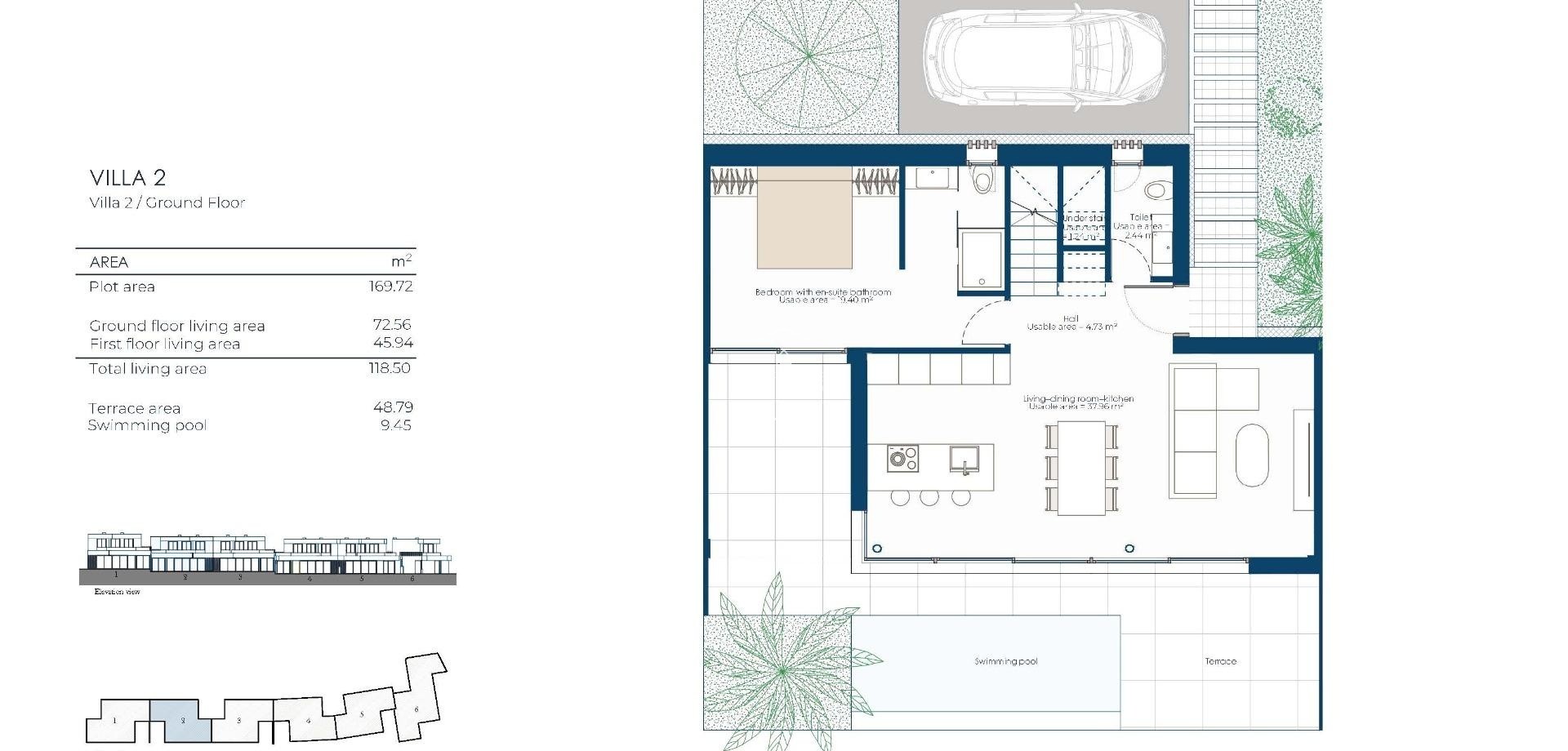 Nieuwbouw Woningen - Geschakelde woning -
Baños y Mendigo - El Valle Golf