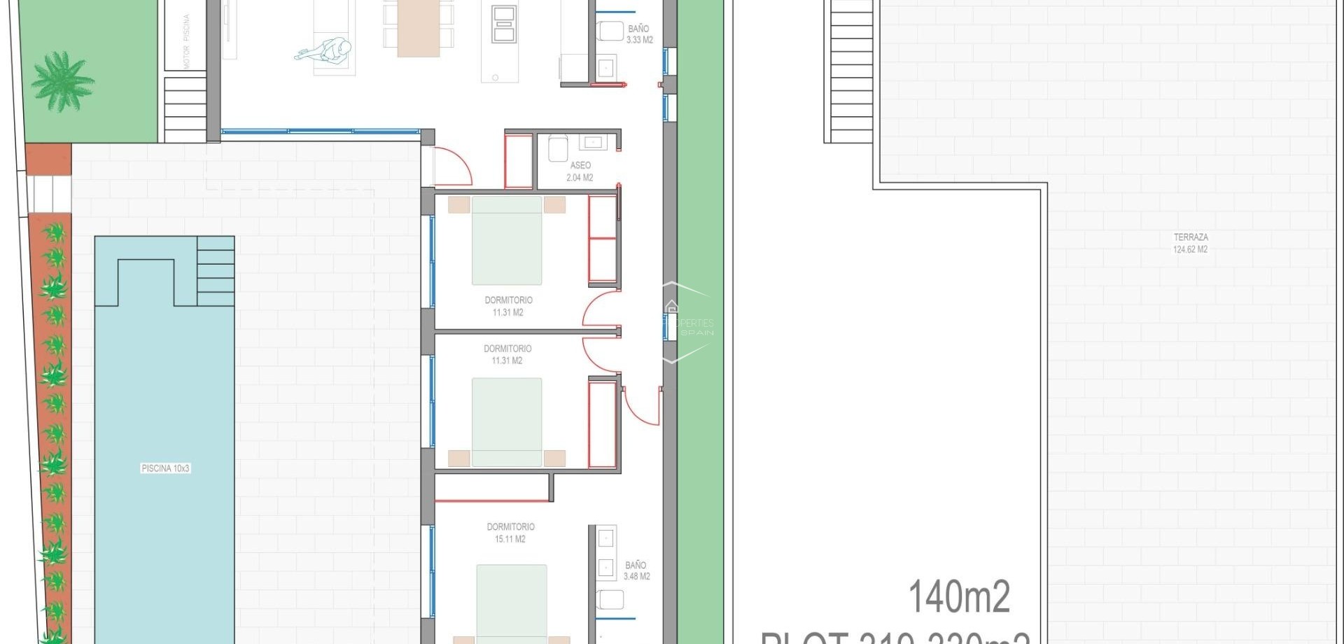 Nieuwbouw Woningen - Villa - Vrijstaand -
San Javier - Parque del doce