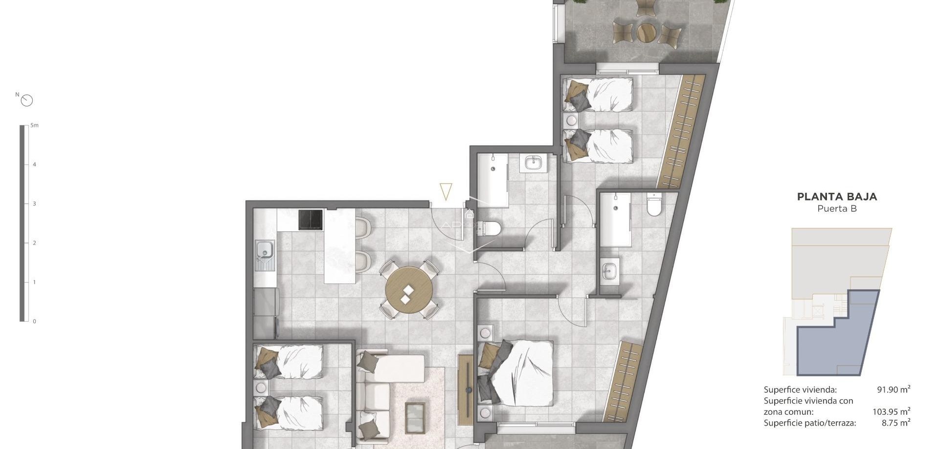 Nieuwbouw Woningen - Appartement- flat -
Guardamar del Segura - Pueblo